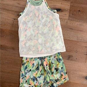 Athleta Girl- Tank Top and Shorts Set, size XL/14